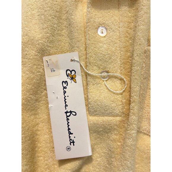 Vintage Elaine Benedict for George Cook Terrycloth Shirt NWT Large Fits Medium - Picture 6 of 7